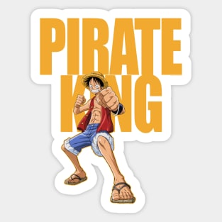 LUFFY - Pirate King Sticker